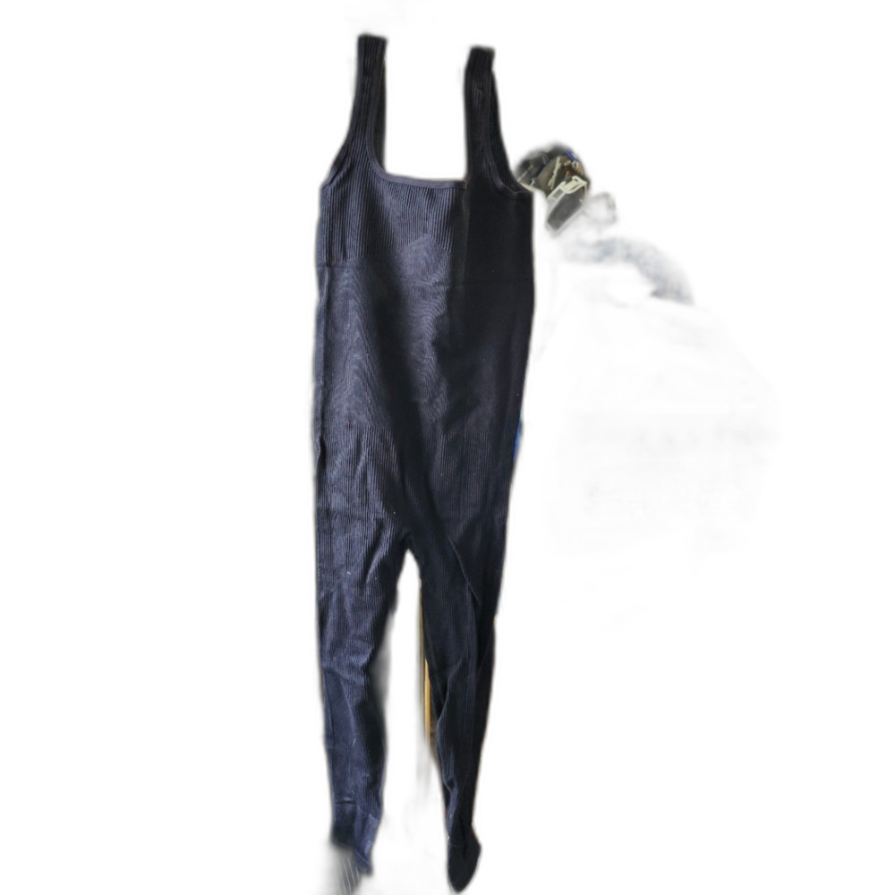 Title Women’s Black Tank Unitard Bodysuit – Size Large